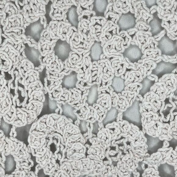 Solitaire SOLITAIRE Crochet Lace Pants Ankle Beige Natural Plus 1X NWT - Picture 9 of 12